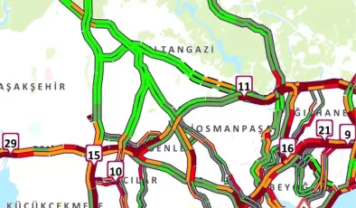 İstanbul’da Trafik Yoğunluğu Yüzde 90’a Ulaştı